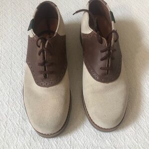 Classic Brown and Cream Men's Saddle Shoes